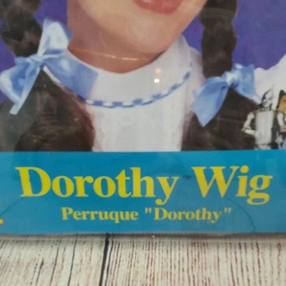 Rubie's Warner Bros The Wizard Of Oz Dorothy Wig Kid's One Size Brown Halloween - Picture 4 of 8